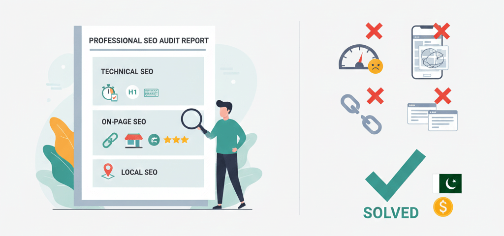 Professional SEO Audit Report and Free Technical SEO Audit Service in Pakistan Explained